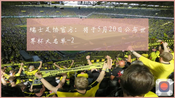 瑞士足协官方:将于5月20日公布世界杯大名单