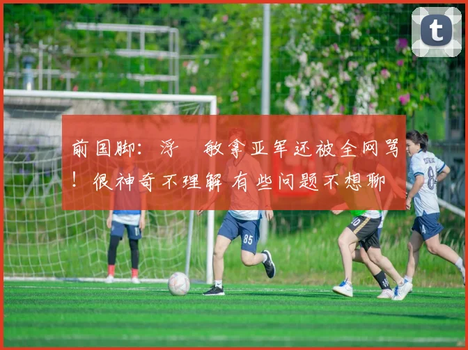 前国脚：浮嶋敏拿亚军还被全网骂！很神奇不理解 有些问题不想聊