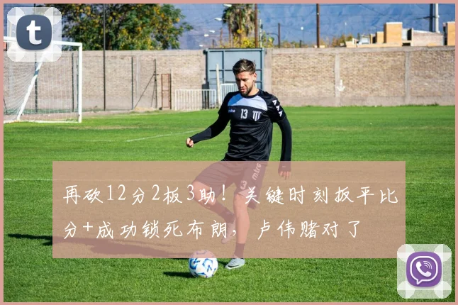 再砍12分2板3助！关键时刻扳平比分+成功锁死布朗，卢伟赌对了